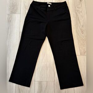 Women’s Size 14P Christopher & Banks Black Slacks